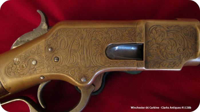 Winchester 1866 Carbine - Stylized RM Engraving